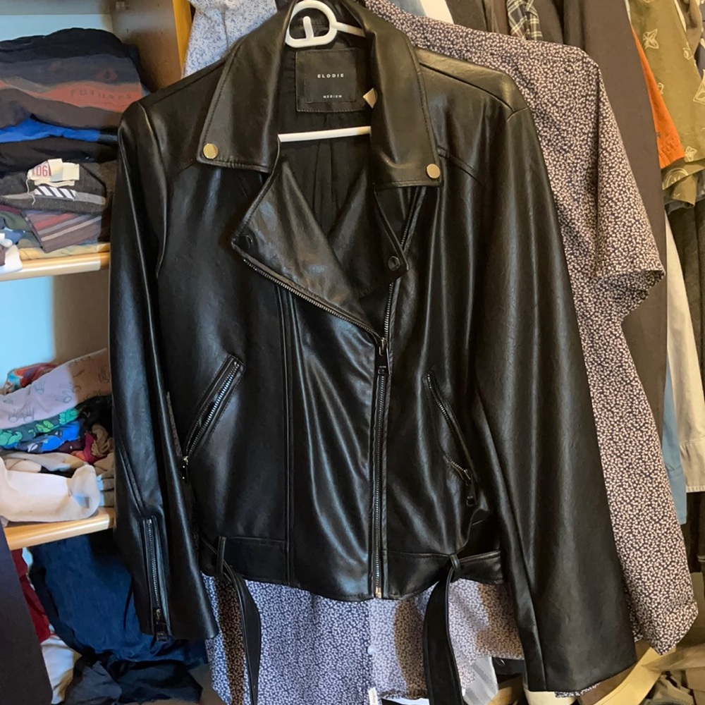 Elodie Faux Leather Jacket